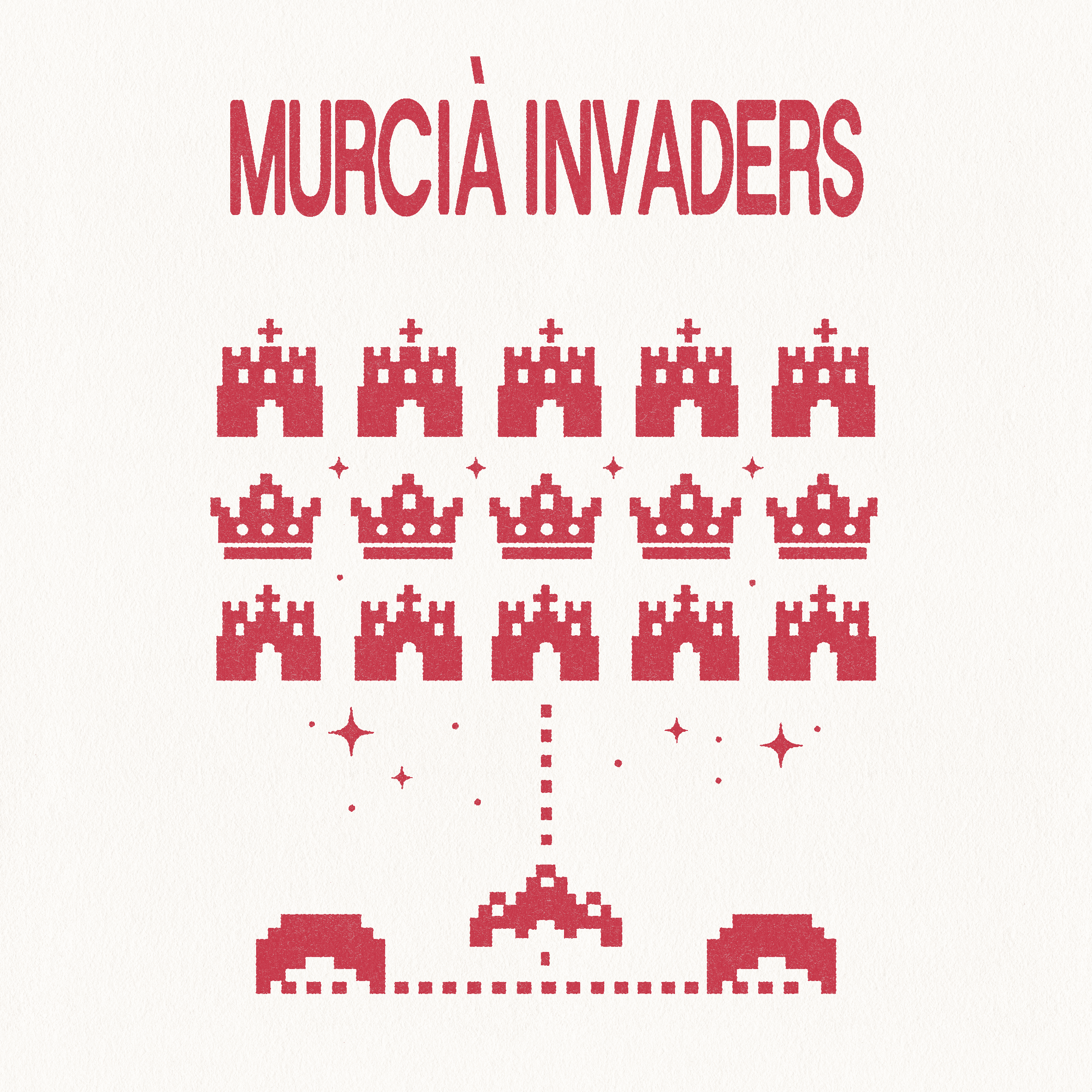 Imatge que fa referència al famós space invaders